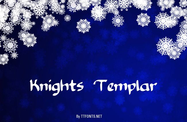 Knights Templar example